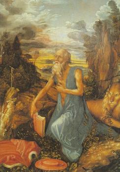 Albrecht Durer : St Jerome in the Wilderness